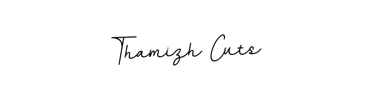 The best way (BallpointsItalic-DORy9) to make a short signature is to pick only two or three words in your name. The name Thamizh Cuts include a total of six letters. For converting this name. Thamizh Cuts signature style 11 images and pictures png