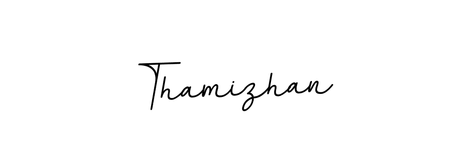 Make a beautiful signature design for name Thamizhan. With this signature (BallpointsItalic-DORy9) style, you can create a handwritten signature for free. Thamizhan signature style 11 images and pictures png