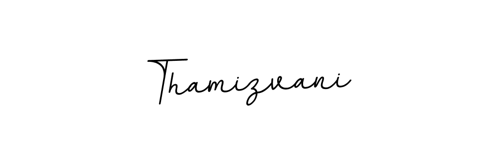 Create a beautiful signature design for name Thamizvani. With this signature (BallpointsItalic-DORy9) fonts, you can make a handwritten signature for free. Thamizvani signature style 11 images and pictures png