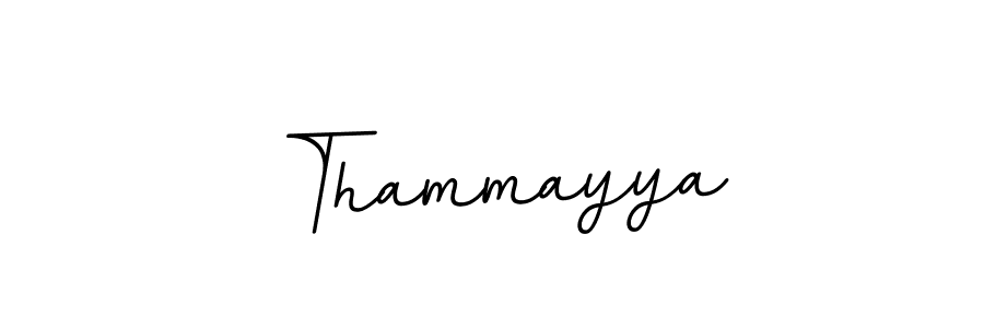 Also we have Thammayya name is the best signature style. Create professional handwritten signature collection using BallpointsItalic-DORy9 autograph style. Thammayya signature style 11 images and pictures png