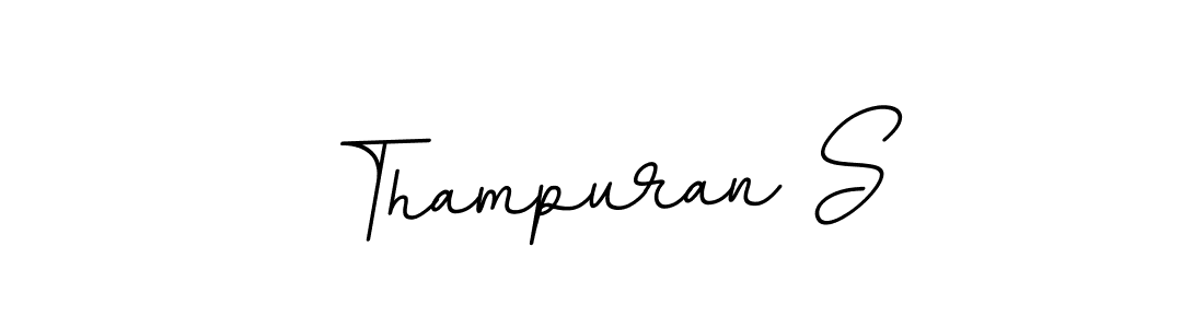 Thampuran S stylish signature style. Best Handwritten Sign (BallpointsItalic-DORy9) for my name. Handwritten Signature Collection Ideas for my name Thampuran S. Thampuran S signature style 11 images and pictures png