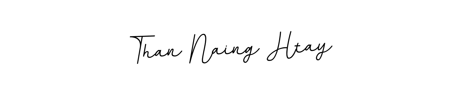 Than Naing Htay stylish signature style. Best Handwritten Sign (BallpointsItalic-DORy9) for my name. Handwritten Signature Collection Ideas for my name Than Naing Htay. Than Naing Htay signature style 11 images and pictures png