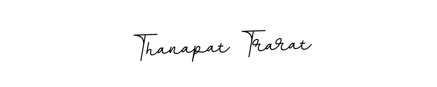Create a beautiful signature design for name Thanapat Trarat. With this signature (BallpointsItalic-DORy9) fonts, you can make a handwritten signature for free. Thanapat Trarat signature style 11 images and pictures png