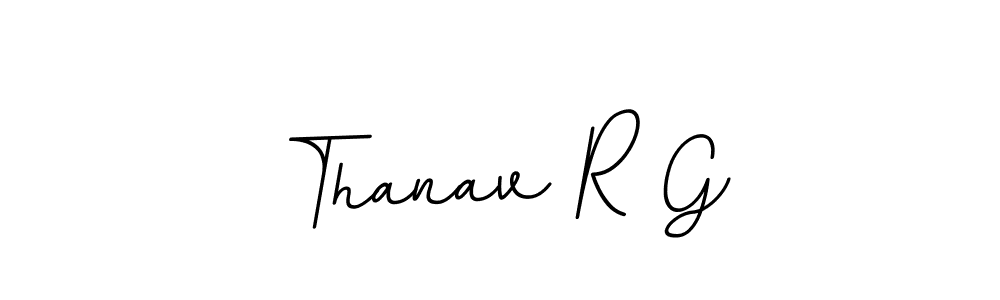 Thanav R G stylish signature style. Best Handwritten Sign (BallpointsItalic-DORy9) for my name. Handwritten Signature Collection Ideas for my name Thanav R G. Thanav R G signature style 11 images and pictures png