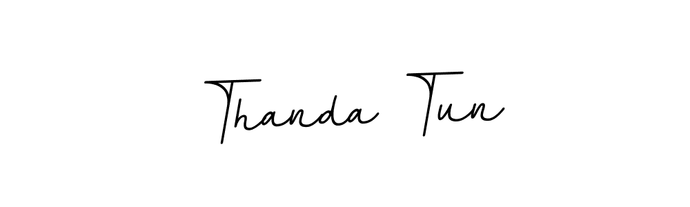 Also You can easily find your signature by using the search form. We will create Thanda Tun name handwritten signature images for you free of cost using BallpointsItalic-DORy9 sign style. Thanda Tun signature style 11 images and pictures png