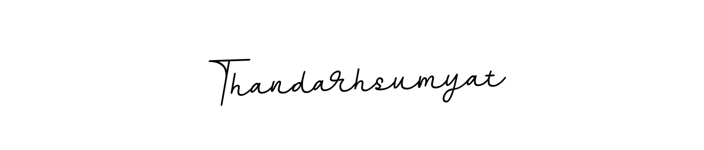 Thandarhsumyat stylish signature style. Best Handwritten Sign (BallpointsItalic-DORy9) for my name. Handwritten Signature Collection Ideas for my name Thandarhsumyat. Thandarhsumyat signature style 11 images and pictures png