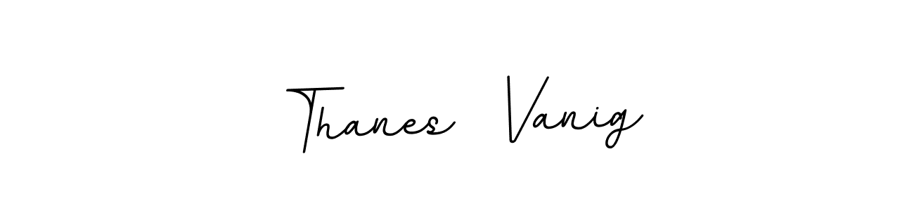 Design your own signature with our free online signature maker. With this signature software, you can create a handwritten (BallpointsItalic-DORy9) signature for name Thanes  Vanig. Thanes  Vanig signature style 11 images and pictures png