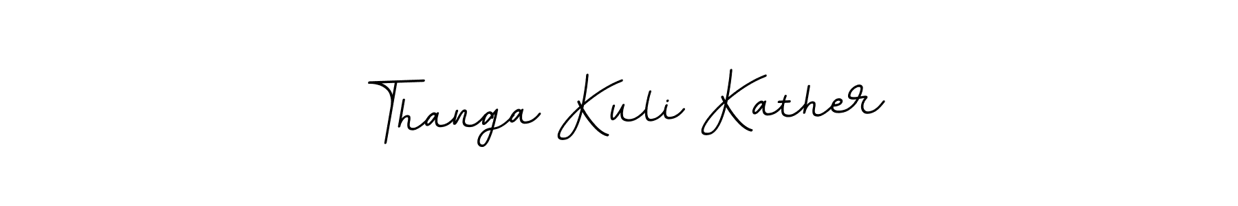 Make a beautiful signature design for name Thanga Kuli Kather. With this signature (BallpointsItalic-DORy9) style, you can create a handwritten signature for free. Thanga Kuli Kather signature style 11 images and pictures png