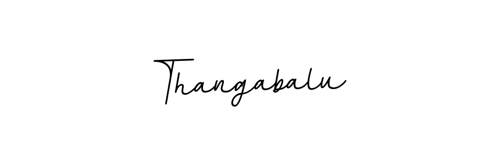 Once you've used our free online signature maker to create your best signature BallpointsItalic-DORy9 style, it's time to enjoy all of the benefits that Thangabalu name signing documents. Thangabalu signature style 11 images and pictures png