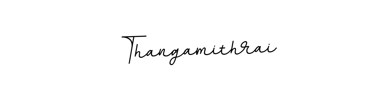 It looks lik you need a new signature style for name Thangamithrai. Design unique handwritten (BallpointsItalic-DORy9) signature with our free signature maker in just a few clicks. Thangamithrai signature style 11 images and pictures png