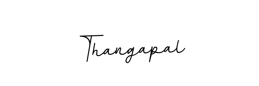 How to make Thangapal name signature. Use BallpointsItalic-DORy9 style for creating short signs online. This is the latest handwritten sign. Thangapal signature style 11 images and pictures png