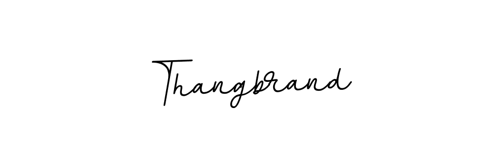 Design your own signature with our free online signature maker. With this signature software, you can create a handwritten (BallpointsItalic-DORy9) signature for name Thangbrand. Thangbrand signature style 11 images and pictures png