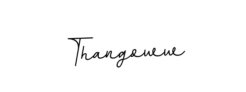 Thangoww stylish signature style. Best Handwritten Sign (BallpointsItalic-DORy9) for my name. Handwritten Signature Collection Ideas for my name Thangoww. Thangoww signature style 11 images and pictures png