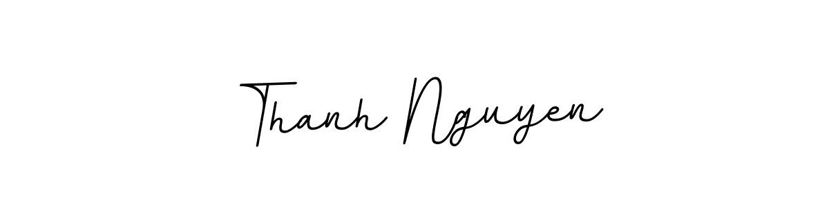 The best way (BallpointsItalic-DORy9) to make a short signature is to pick only two or three words in your name. The name Thanh Nguyen include a total of six letters. For converting this name. Thanh Nguyen signature style 11 images and pictures png