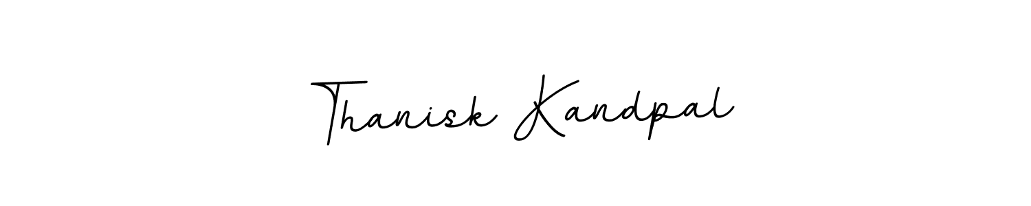 Use a signature maker to create a handwritten signature online. With this signature software, you can design (BallpointsItalic-DORy9) your own signature for name Thanisk Kandpal. Thanisk Kandpal signature style 11 images and pictures png