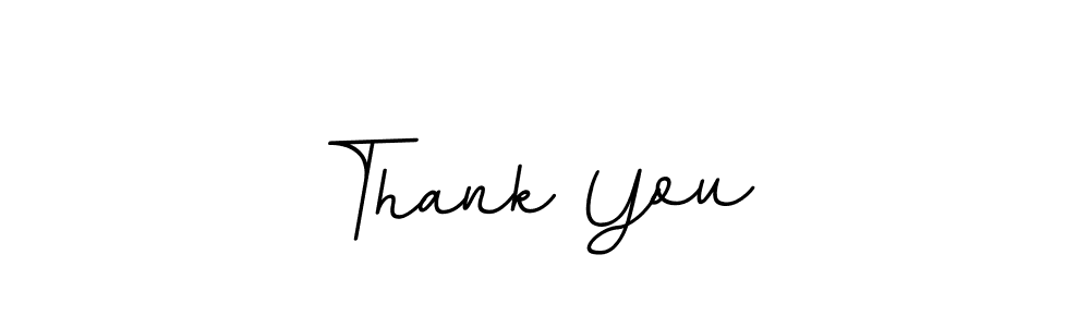 Design your own signature with our free online signature maker. With this signature software, you can create a handwritten (BallpointsItalic-DORy9) signature for name Thank You . Thank You  signature style 11 images and pictures png