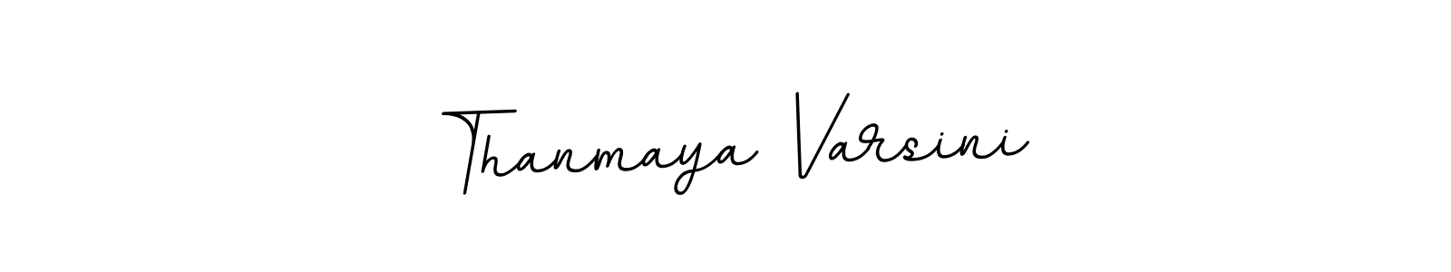 It looks lik you need a new signature style for name Thanmaya Varsini. Design unique handwritten (BallpointsItalic-DORy9) signature with our free signature maker in just a few clicks. Thanmaya Varsini signature style 11 images and pictures png