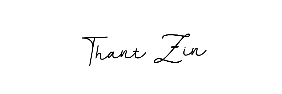 Make a beautiful signature design for name Thant Zin. With this signature (BallpointsItalic-DORy9) style, you can create a handwritten signature for free. Thant Zin signature style 11 images and pictures png