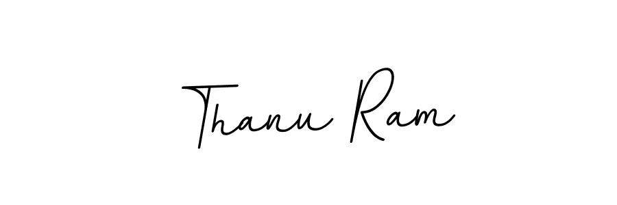 Use a signature maker to create a handwritten signature online. With this signature software, you can design (BallpointsItalic-DORy9) your own signature for name Thanu Ram. Thanu Ram signature style 11 images and pictures png