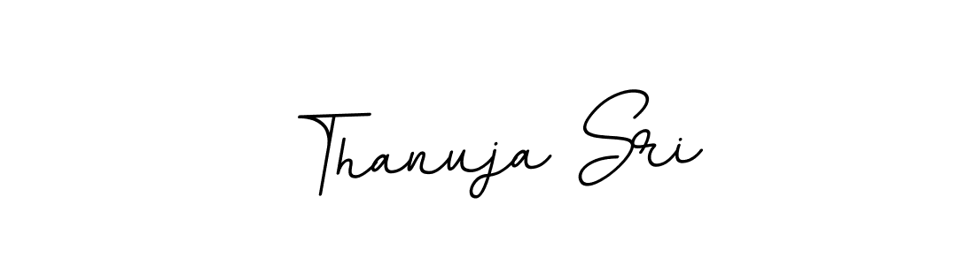How to make Thanuja Sri name signature. Use BallpointsItalic-DORy9 style for creating short signs online. This is the latest handwritten sign. Thanuja Sri signature style 11 images and pictures png