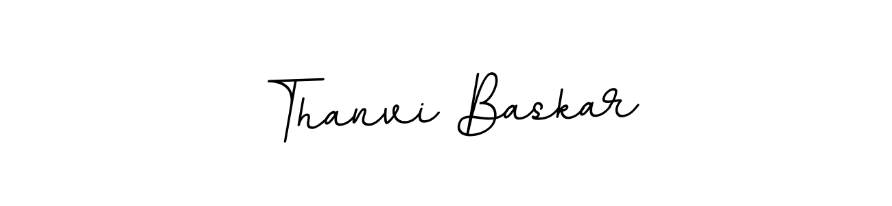 Thanvi Baskar stylish signature style. Best Handwritten Sign (BallpointsItalic-DORy9) for my name. Handwritten Signature Collection Ideas for my name Thanvi Baskar. Thanvi Baskar signature style 11 images and pictures png