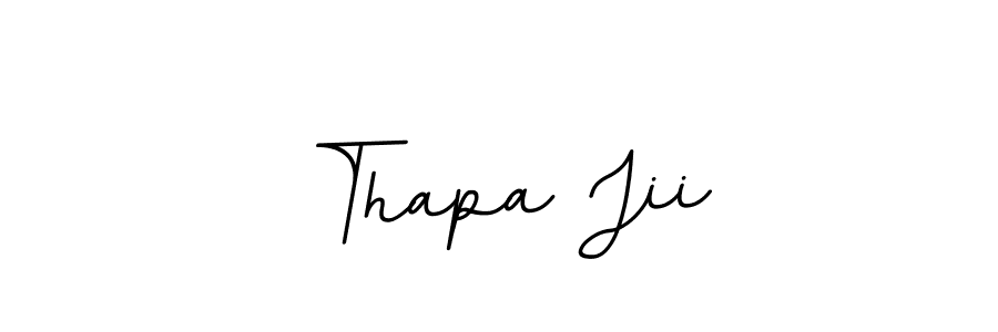 Design your own signature with our free online signature maker. With this signature software, you can create a handwritten (BallpointsItalic-DORy9) signature for name Thapa Jii. Thapa Jii signature style 11 images and pictures png