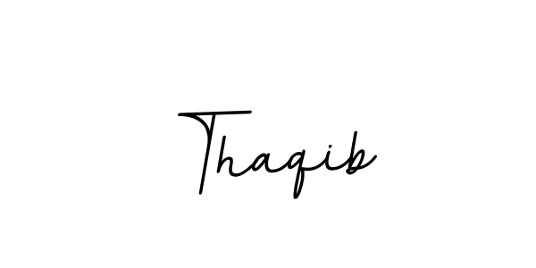 The best way (BallpointsItalic-DORy9) to make a short signature is to pick only two or three words in your name. The name Thaqib include a total of six letters. For converting this name. Thaqib signature style 11 images and pictures png