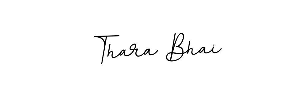 You should practise on your own different ways (BallpointsItalic-DORy9) to write your name (Thara Bhai) in signature. don't let someone else do it for you. Thara Bhai signature style 11 images and pictures png
