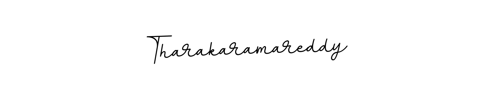 Use a signature maker to create a handwritten signature online. With this signature software, you can design (BallpointsItalic-DORy9) your own signature for name Tharakaramareddy. Tharakaramareddy signature style 11 images and pictures png