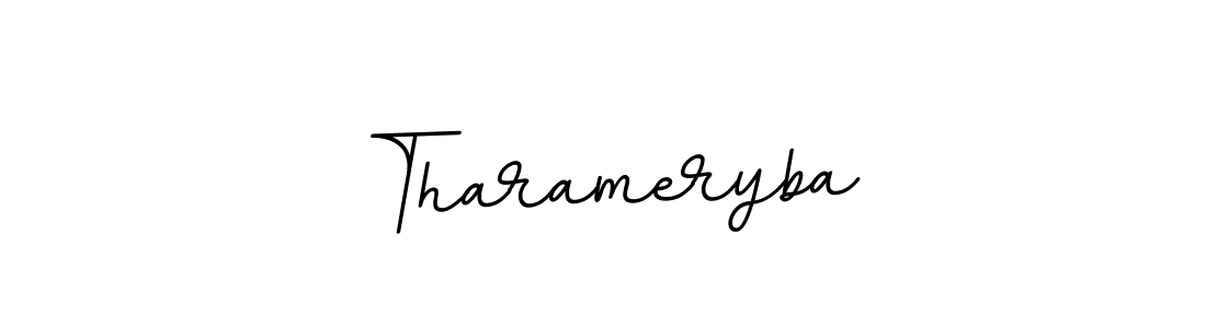 How to make Tharameryba signature? BallpointsItalic-DORy9 is a professional autograph style. Create handwritten signature for Tharameryba name. Tharameryba signature style 11 images and pictures png