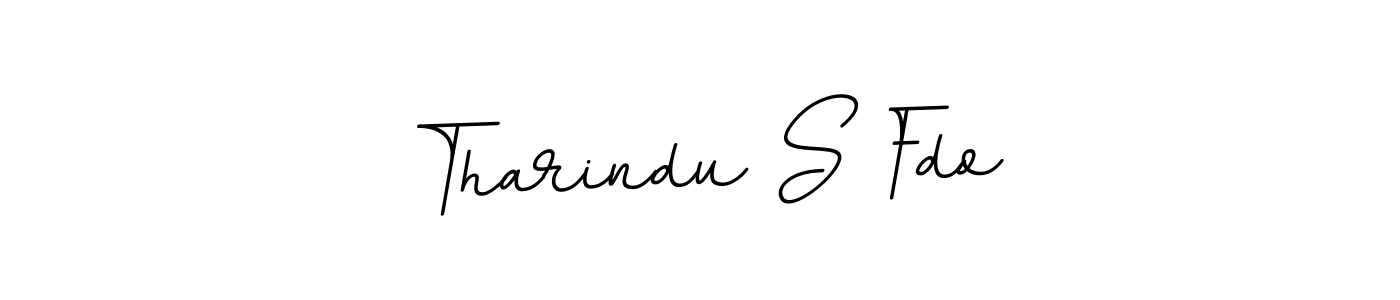 Tharindu S Fdo stylish signature style. Best Handwritten Sign (BallpointsItalic-DORy9) for my name. Handwritten Signature Collection Ideas for my name Tharindu S Fdo. Tharindu S Fdo signature style 11 images and pictures png