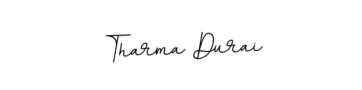 Tharma Durai stylish signature style. Best Handwritten Sign (BallpointsItalic-DORy9) for my name. Handwritten Signature Collection Ideas for my name Tharma Durai. Tharma Durai signature style 11 images and pictures png