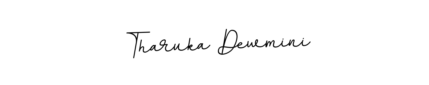 You should practise on your own different ways (BallpointsItalic-DORy9) to write your name (Tharuka Dewmini) in signature. don't let someone else do it for you. Tharuka Dewmini signature style 11 images and pictures png