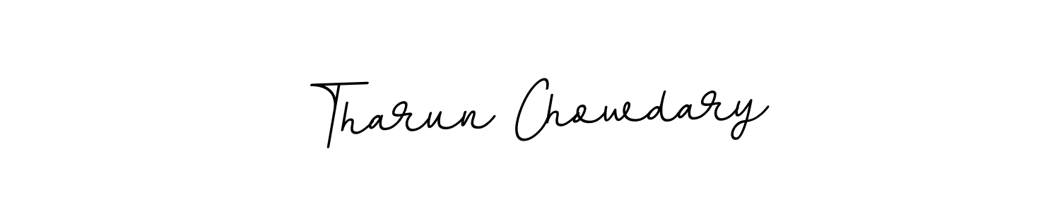 You should practise on your own different ways (BallpointsItalic-DORy9) to write your name (Tharun Chowdary) in signature. don't let someone else do it for you. Tharun Chowdary signature style 11 images and pictures png