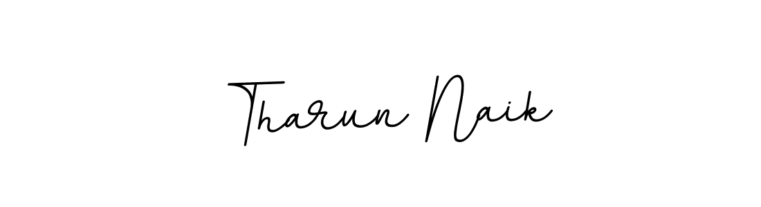 The best way (BallpointsItalic-DORy9) to make a short signature is to pick only two or three words in your name. The name Tharun Naik include a total of six letters. For converting this name. Tharun Naik signature style 11 images and pictures png