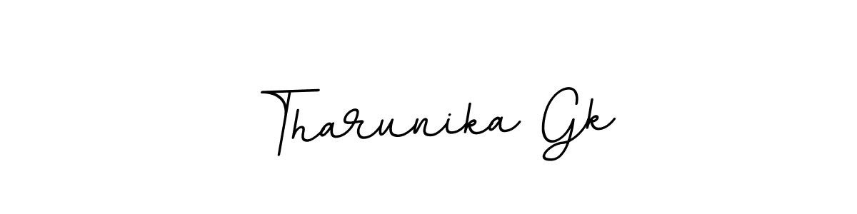 Also You can easily find your signature by using the search form. We will create Tharunika Gk name handwritten signature images for you free of cost using BallpointsItalic-DORy9 sign style. Tharunika Gk signature style 11 images and pictures png