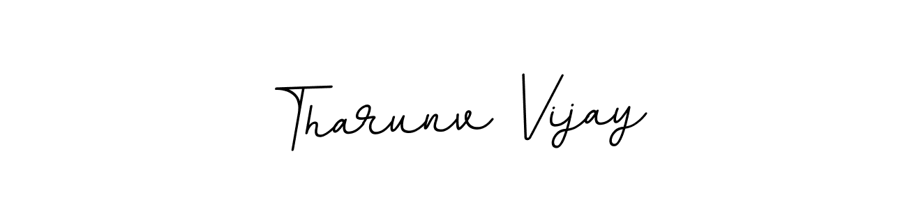 Make a beautiful signature design for name Tharunv Vijay. With this signature (BallpointsItalic-DORy9) style, you can create a handwritten signature for free. Tharunv Vijay signature style 11 images and pictures png