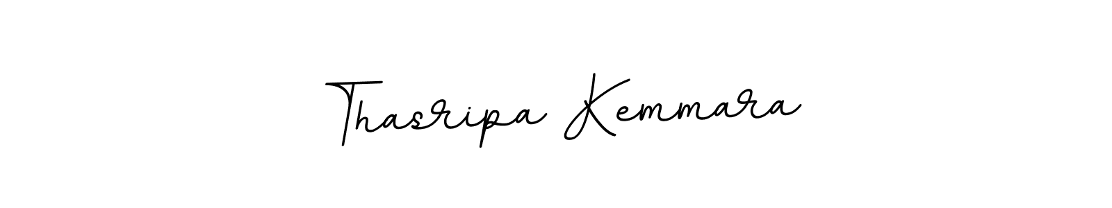 Make a beautiful signature design for name Thasripa Kemmara. With this signature (BallpointsItalic-DORy9) style, you can create a handwritten signature for free. Thasripa Kemmara signature style 11 images and pictures png