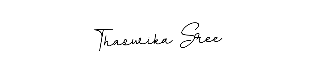 Make a beautiful signature design for name Thaswika Sree. With this signature (BallpointsItalic-DORy9) style, you can create a handwritten signature for free. Thaswika Sree signature style 11 images and pictures png