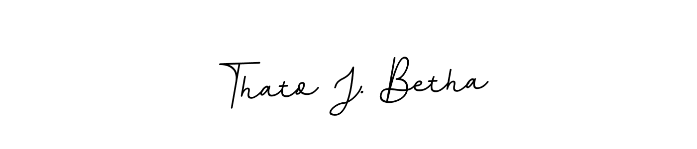 How to make Thato J. Betha signature? BallpointsItalic-DORy9 is a professional autograph style. Create handwritten signature for Thato J. Betha name. Thato J. Betha signature style 11 images and pictures png