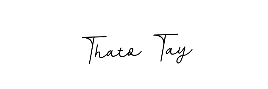 How to make Thato Tay signature? BallpointsItalic-DORy9 is a professional autograph style. Create handwritten signature for Thato Tay name. Thato Tay signature style 11 images and pictures png