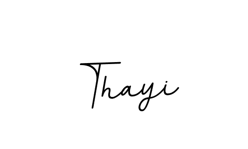 Create a beautiful signature design for name Thayi. With this signature (BallpointsItalic-DORy9) fonts, you can make a handwritten signature for free. Thayi signature style 11 images and pictures png