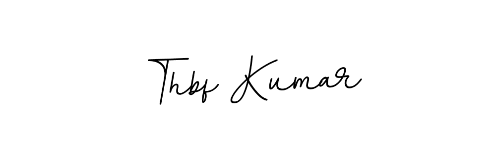 Make a beautiful signature design for name Thbf Kumar. With this signature (BallpointsItalic-DORy9) style, you can create a handwritten signature for free. Thbf Kumar signature style 11 images and pictures png