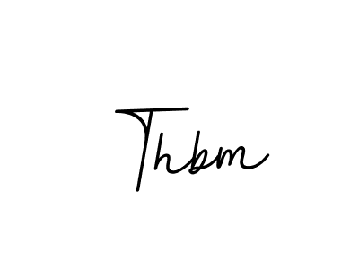The best way (BallpointsItalic-DORy9) to make a short signature is to pick only two or three words in your name. The name Thbm include a total of six letters. For converting this name. Thbm signature style 11 images and pictures png
