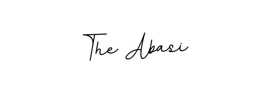 The best way (BallpointsItalic-DORy9) to make a short signature is to pick only two or three words in your name. The name The Abasi include a total of six letters. For converting this name. The Abasi signature style 11 images and pictures png
