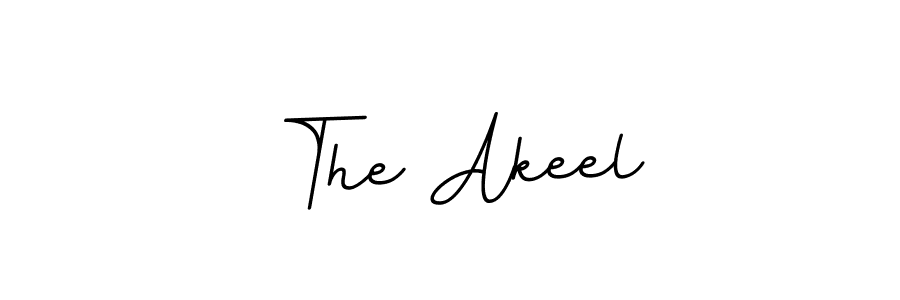 Make a beautiful signature design for name The Akeel. With this signature (BallpointsItalic-DORy9) style, you can create a handwritten signature for free. The Akeel signature style 11 images and pictures png