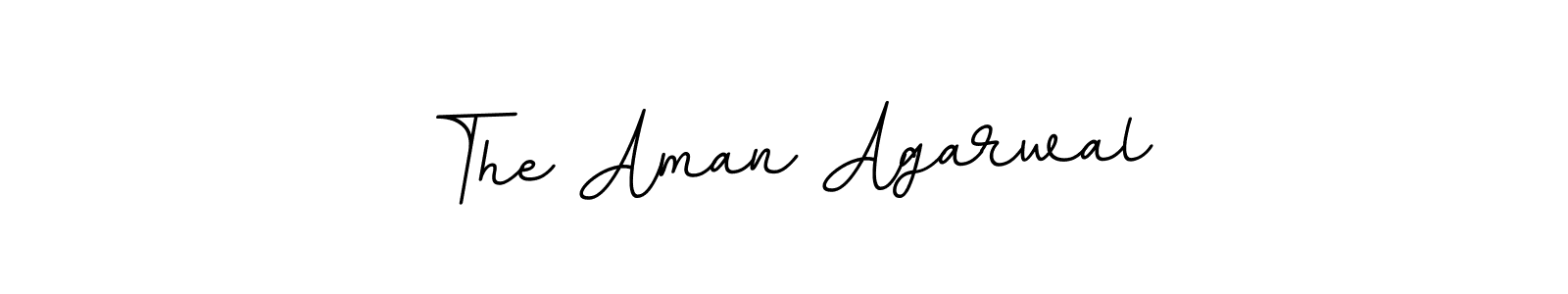 Make a beautiful signature design for name The Aman Agarwal. With this signature (BallpointsItalic-DORy9) style, you can create a handwritten signature for free. The Aman Agarwal signature style 11 images and pictures png