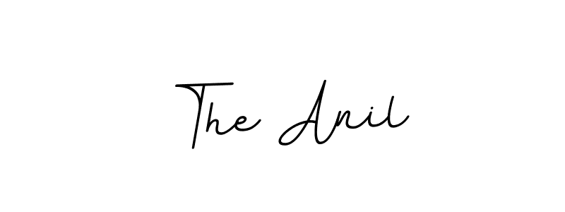 Design your own signature with our free online signature maker. With this signature software, you can create a handwritten (BallpointsItalic-DORy9) signature for name The Anil. The Anil signature style 11 images and pictures png