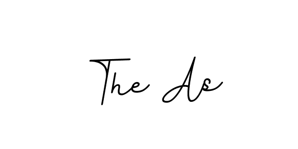 The best way (BallpointsItalic-DORy9) to make a short signature is to pick only two or three words in your name. The name The As include a total of six letters. For converting this name. The As signature style 11 images and pictures png