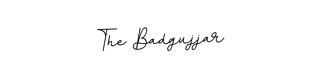 Design your own signature with our free online signature maker. With this signature software, you can create a handwritten (BallpointsItalic-DORy9) signature for name The Badgujjar. The Badgujjar signature style 11 images and pictures png